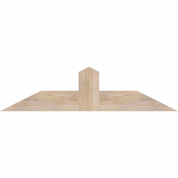 Ekena Millwork Portland Smooth Timber Gable Bracket, Douglas Fir, 48"W x 12"H x 3 1/2"D x 5 1/2"F, 6/12 Pitch GBW048X12X0406POR00SDF - main